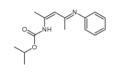 isopropyl [4-(phenylimino)-2-pentenyl]carbamate Structure