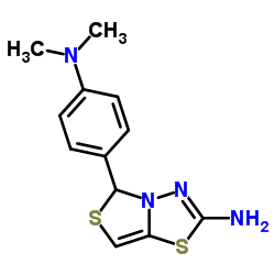 5-[4-(Dimethylamino)phenyl][1,3]thiazolo[4,3-b][1,3,4]thiadiazol-2-amine Structure
