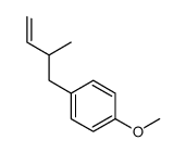 1-methoxy-4-(2-methylbut-3-enyl)benzene结构式