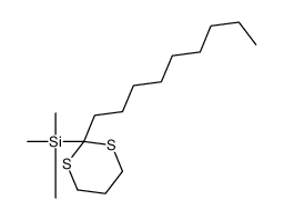 trimethyl-(2-nonyl-1,3-dithian-2-yl)silane结构式