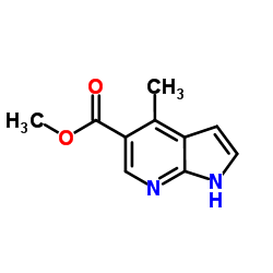 Methyl 4-methyl-1H-pyrrolo[2,3-b]pyridine-5-carboxylate Structure