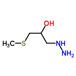1-肼基-3-甲硫基-2-丙醇结构式