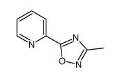 3-methyl-5-pyridin-2-yl-1,2,4-oxadiazole Structure