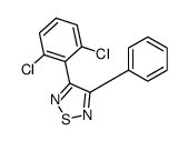 3-(2,6-dichlorophenyl)-4-phenyl-1,2,5-thiadiazole结构式