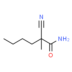 Hexanamide,2-cyano-2-methyl- Structure