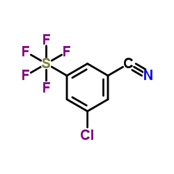 3-Chloro-5-(pentafluoro-λ6-sulfanyl)benzonitrile picture