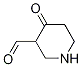 4-oxopiperidine-3-carbaldehyde Structure