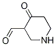 4-oxopiperidine-3-carbaldehyde structure