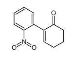 2-(2-nitrophenyl)-2-cyclohexen-1-one结构式