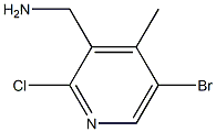 (5-Bromo-2-chloro-4-methyl-pyridin-3-yl)-methyl-amine Structure