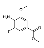 4-Amino-3-iodo-5-Methoxy-benzoic acid Methyl ester structure