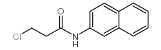 3-氯-n-2-萘丙酰胺结构式