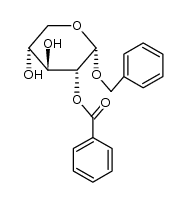 benzyl 2-O-benzoyl-α-D-xylopyranoside Structure