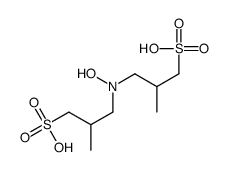 3-[hydroxy-(2-methyl-3-sulfopropyl)amino]-2-methylpropane-1-sulfonic acid结构式