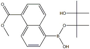 5-(Methoxycarbonyl)naphthalene-1-boronic acid pinacol ester Structure
