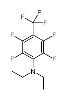 N,N-diethyl-2,3,5,6-tetrafluoro-4-(trifluoromethyl)aniline结构式