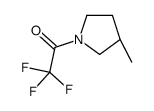 Pyrrolidine, 3-methyl-1-(trifluoroacetyl)-, (R)- (9CI) structure