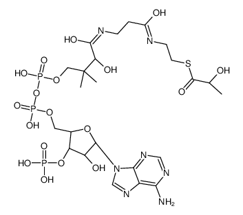 Lactyl-CoA Structure