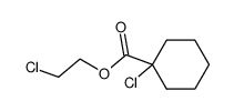 2-chloroethyl 1-chlorocyclohexane-1-carboxylate Structure