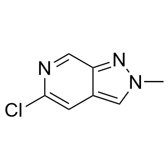 5-氯-2-甲基-2H-吡唑并[3,4-c]吡啶结构式