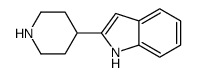 2-(4-哌啶基)-1H-吲哚结构式