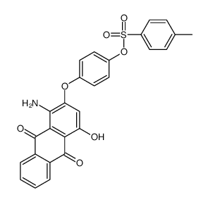 1-amino-4-hydroxy-2-[4-[[(4-methylphenyl)sulphonyl]oxy]phenoxy]anthraquinone structure