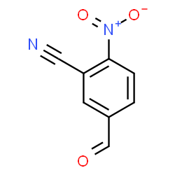 3-cyano-4-nitrobenzaldehyde结构式