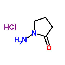 1-氨基吡咯烷-2-酮盐酸盐结构式