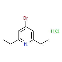 4-bromo-2,6-diethylpyridine hydrochloride Structure