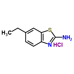 6-Ethyl-1,3-benzothiazol-2-amine hydrochloride (1:1) Structure