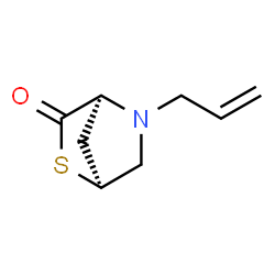 2-Thia-5-azabicyclo[2.2.1]heptan-3-one,5-(2-propenyl)-,(1S,4S)-(9CI) structure