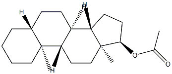 5α-Androstan-17α-ol acetate结构式