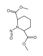 dimethyl (2R,6S)-1-nitrosopiperidine-2,6-dicarboxylate Structure