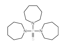 Phosphine sulfide,tris(hexahydro-1H-azepin-1-yl)- (7CI,8CI)结构式