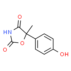 2,4-Oxazolidinedione,5-(4-hydroxyphenyl)-5-methyl-(9CI)结构式
