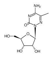 5-methyl-6-azacytidine结构式