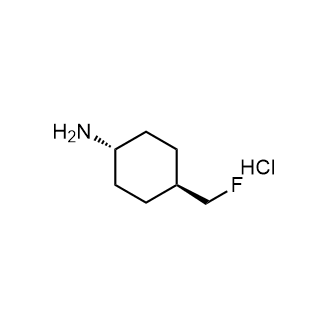 (1R,4r)-4-(fluoromethyl)cyclohexan-1-amine hydrochloride Structure