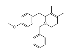 1-benzyl-1,2,5,6-tetrahydro-2-[(4-methoxyphenyl)methyl]-3,4-dimethylpyridine Structure