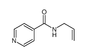 4-Pyridinecarboxamide,N-2-propenyl-(9CI) structure