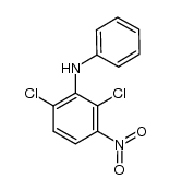 N-phenyl-2,6-dichloro-3-nitroaniline结构式