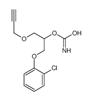 [1-(2-chlorophenoxy)-3-prop-2-ynoxypropan-2-yl] carbamate Structure