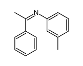 N-(3-methylphenyl)-1-phenylethanimine结构式