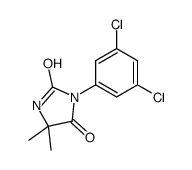 3-(3,5-dichlorophenyl)-5,5-dimethylimidazolidine-2,4-dione结构式