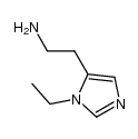 2-(3-ethyl-3H-imidazol-4-yl)-ethylamine Structure