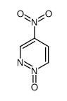 4-nitro-1-oxidopyridazin-1-ium Structure