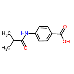 4-isobutyramidobenzoic acid Structure