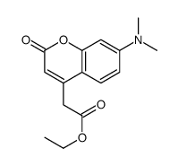 Ethyl [7-(dimethylamino)-2-oxo-2H-chromen-4-yl]acetate Structure