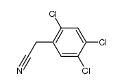 2,4,5-trichlorophenylacetonitrile结构式