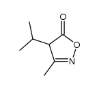 3-methyl-4-isopropylisoxazol-5(4H)-one Structure