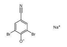 sodium 3,5-dibromo-4-hydroxyphenylcyanide structure